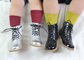 ジッパーのスリップの本革の流行の子供の靴